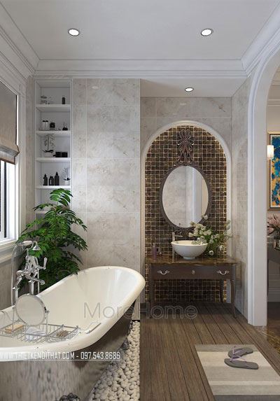 Thi công phòng tắm khách sạn 4 sao cao cấp tại quảng ninh