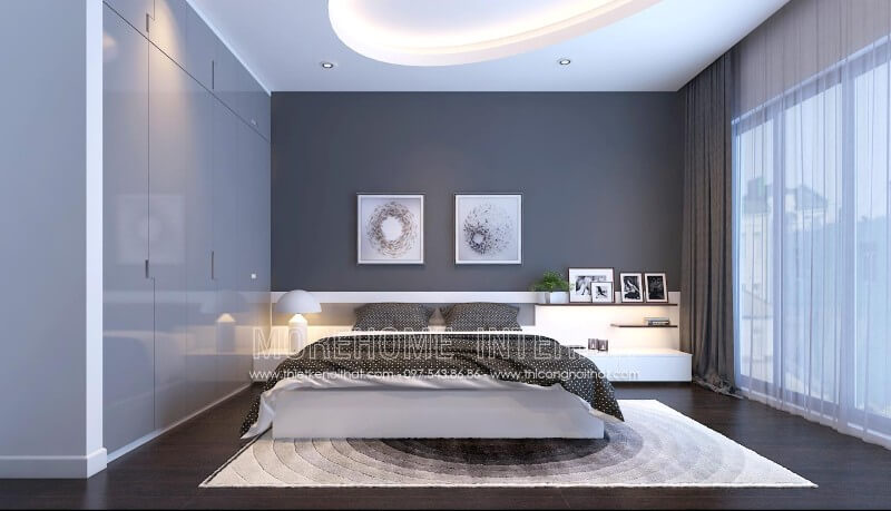 Giường ngủ chung cư hiện đại Giường ngủ chung cư hiện đại
