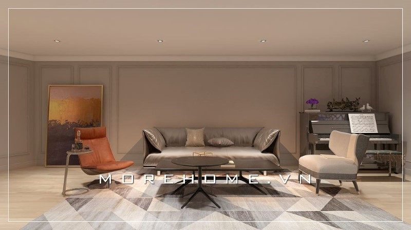 Mang sự tinh tế đến không gian sống của gia đình bằng mẫu thiết kế phòng khách biệt thự hiện đại, sang trọng.